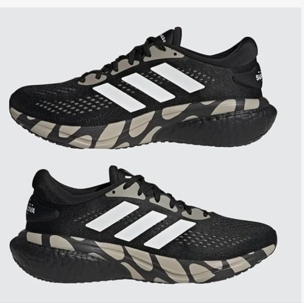 Adidas X MARIMEKKO Supernova 2.0 Running Shoes, Core Black/Cloud White/Light 10